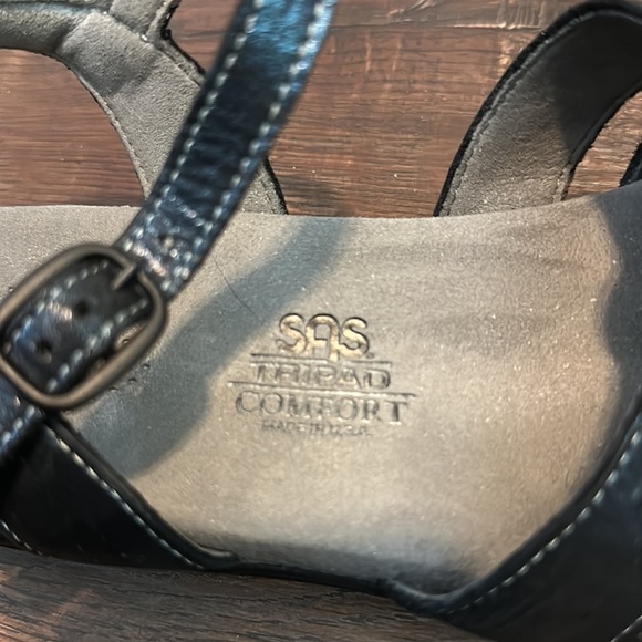 SAS Helena Quarter Strap Sandal Black Women's 9N - Picture 4 of 9